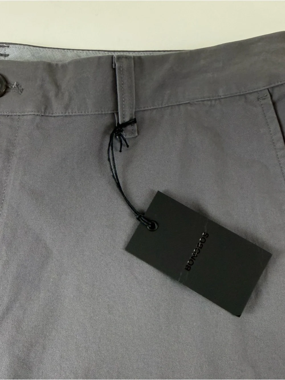 Bonobos Chino Pants Mens 40x32 Gray Slim Cotton Blend NWT